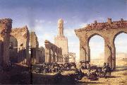 Prosper Marilhat, The Ruins of the El Hakim Mosque in Cairo